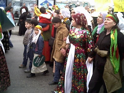 Πορεία υπέρ των Κούρδων στην Κύπρο