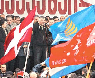 Ζητούν παραίτηση του Σαακασβίλι στη Γεωργία
