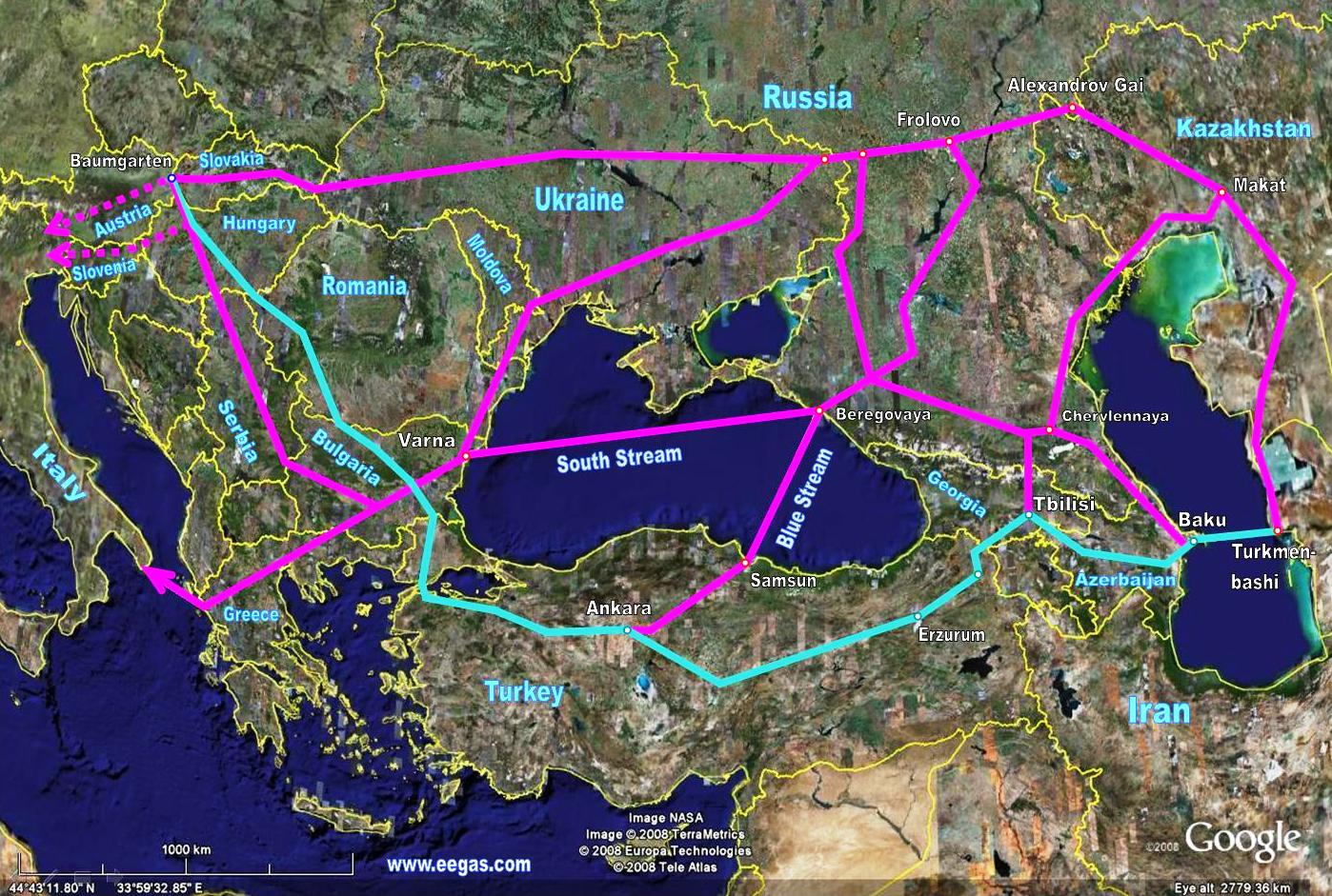 Η  διπλωματία των αγωγών μεταφοράς ενεργειακών πρώτων υλών συνεχίζεται με εντατικούς ρυθμούς.