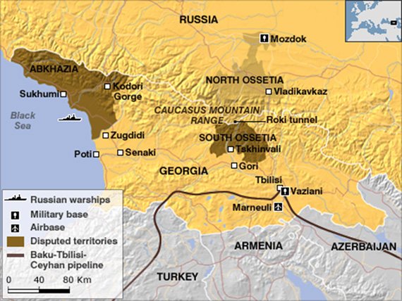 Συμφωνίες με Αμπχαζία και Νότια Οσετία για ρωσικές βάσεις