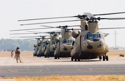 Τα 14 βαρέα ελικόπτερα CH-47F Chinook της Τουρκίας