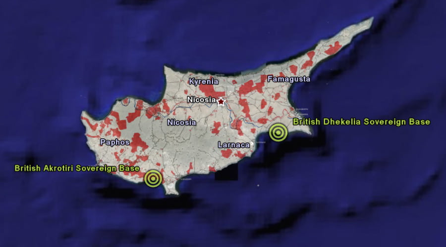 Οι βρετανικές βάσεις στην Κύπρο