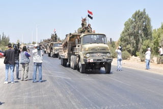 Army Units Leave Hama after Completing their Mission in Restoring Stability and Security