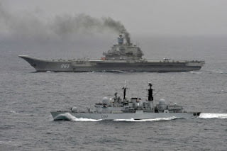 Russian Aircraft Carriers Return to Base after Exercises