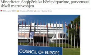 Δικαίωση των θέσεων Ομόνοιας – ΚΕΑΔ για την απογραφή: Καταπέλτης κατά της Αλβανίας η έκθεση του Συμβουλίου της Ευρώπης