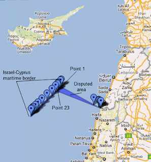 Τα θαλάσσια σύνορα Ισραήλ-Λιβάνου και η Κύπρος