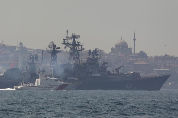 Ρωσικά πολεμικά σκάφη κατευθύνονται προς τις ακτές της Μεσογείου θάλασσας