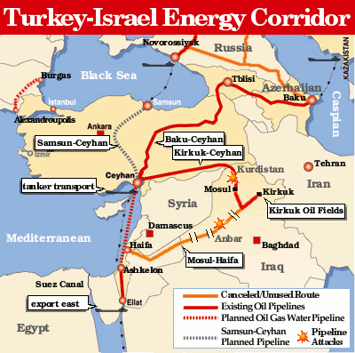 Μυστικές επισκέψεις Ισραηλινών στην Άγκυρα, για κατασκευή αγωγού μέσω Τουρκίας