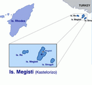 Τουρκικό ερευνητικό σκάφος σε Ρόδο, Κάρπαθο, Καστελόριζο