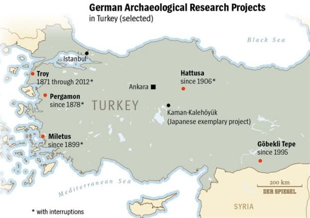 Χωρίς άδειες ανασκαφής οι γερμανοί αρχαιολόγοι στην Τουρκία Σκέψεις ότι η αιτία είναι ο εθνικισμός