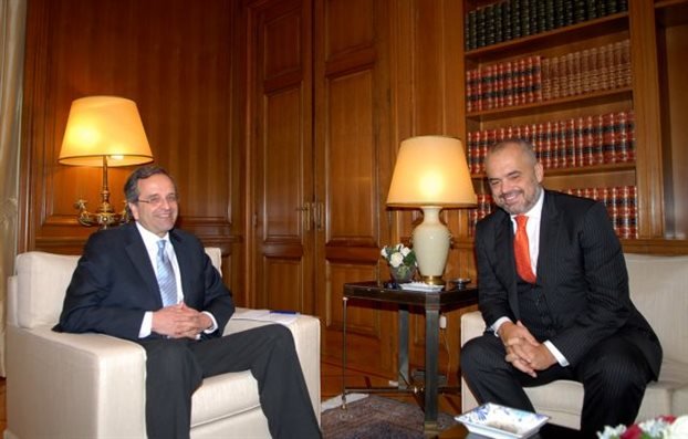 Συνάντηση του πρωθυπουργού της Αλβανίας με Α. Σαμαρά στο Μαξίμου