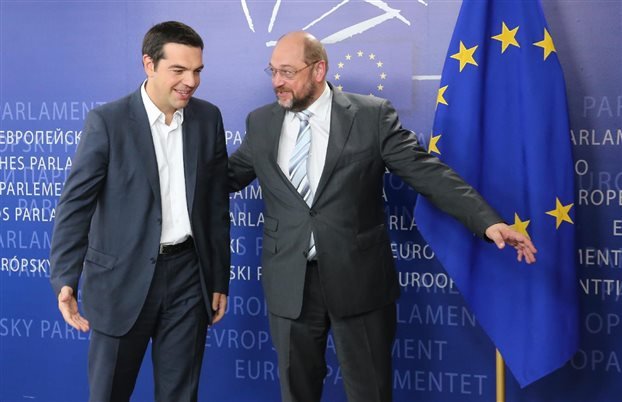 Η ανακοίνωση του ΣΥΡΙΖΑ και η απάντηση του «Βήματος της Κυριακής» για τις συζητήσεις Τσίπρα με Ρεν και Σουλτς