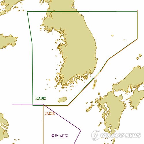 Την επέκταση της ζώνης εναερίου ελέγχου της ανακοίνωσε η Σεούλ