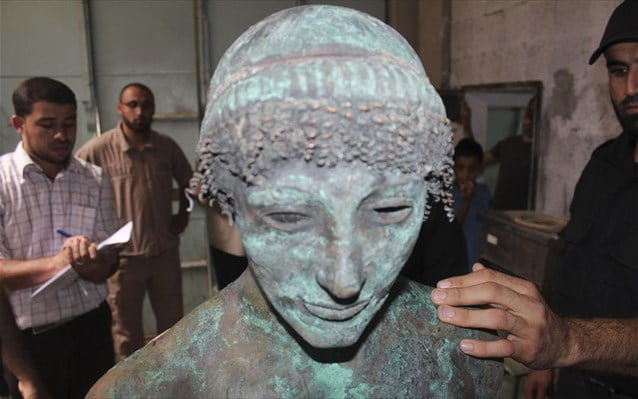 Σπάνιο άγαλμα του θεού Απόλλωνα στη Λωρίδα της Γάζας