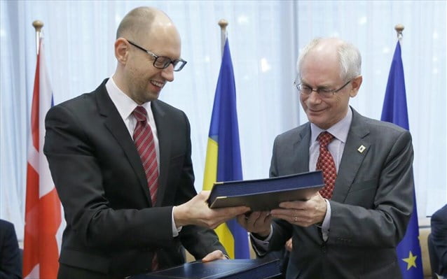 Υπεγράφη το πολιτικό μέρος της συμφωνίας σύνδεσης Ε.Ε. – Ουκρανίας