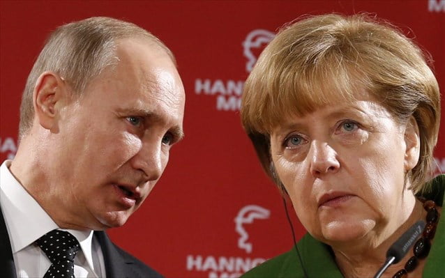 «Τα είπαν» Πούτιν – Μέρκελ για Ουκρανία και φυσικό αέριο