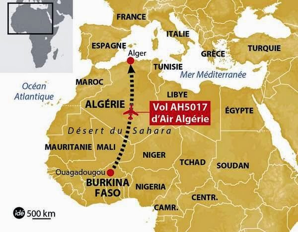 Χάθηκε η επαφή με αλγερινό αεροπλάνο που απογειώθηκε από την Ουαγκαντούγκου
