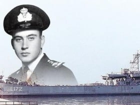 Τιμή στον αδικημένο Ελλαδίτη ήρωα του 1974 Ελευθέριο Χανδρινό, Κυβερνήτη του αρματαγωγού «Λέσβος»