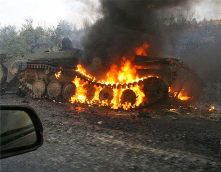 Ουκρανία: Σέρβοι εθελοντές κατέστρεψαν άρματα μάχης και σταμάτησαν επίθεση στο Ντονέτσκ
