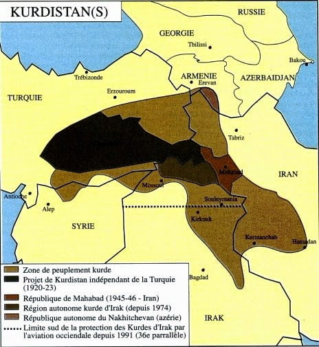 Το Κουρδιστάν, πόσες μεραρχίες;
