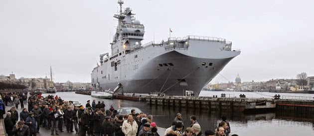 Το «Mistral» με ρωσικό πλήρωμα πραγματοποίησε δοκιμαστικό ταξίδι