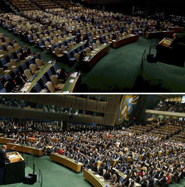 Σνόμπαραν τον Ερντογάν στον ΟΗΕ – Μίλησε σε κενή αίθουσα