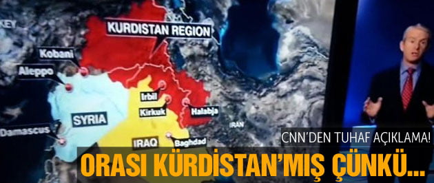 Το CNN δίνει την απάντηση που τους αξίζει, στους Τούρκους σοβινιστές παρακρατικούς: Εκεί είναι Κουρδιστάν!