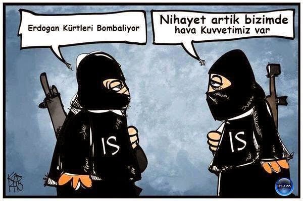 Ο Ερντογάν βομβαρδίζει τους Κούρδους!