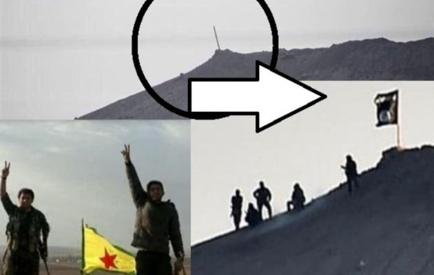 Μάχη της Κομπάνι: Οι Κούρδοι ανακατέλαβαν τον λόφο με τη σημαία των τζιχαντιστών
