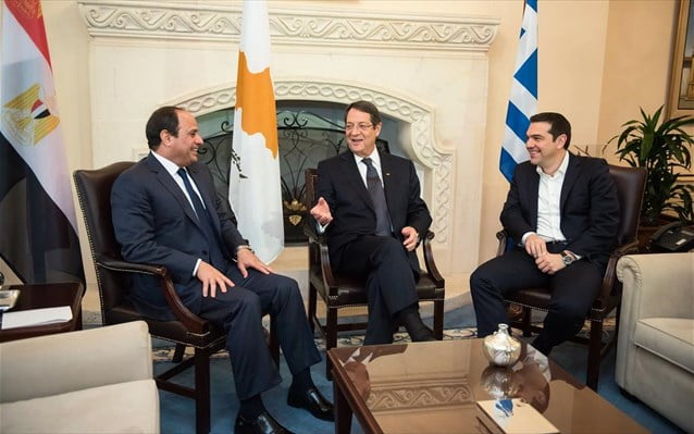 Υπό δρακόντεια μέτρα ασφαλείας η τριμερής Ελλάδας, Κύπρου, Αιγύπτου