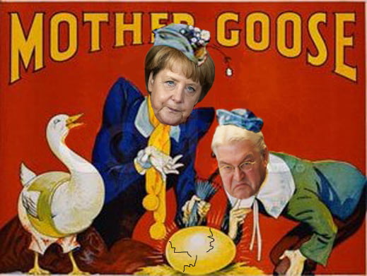 MOTHER GOOSE HAS COOKED HER GOOSE – HOW ANGELA MERKEL HAS BEEN ABANDONED BY JOHN KERRY, VICTORIA NULAND, AND VLADIMIR PUTIN