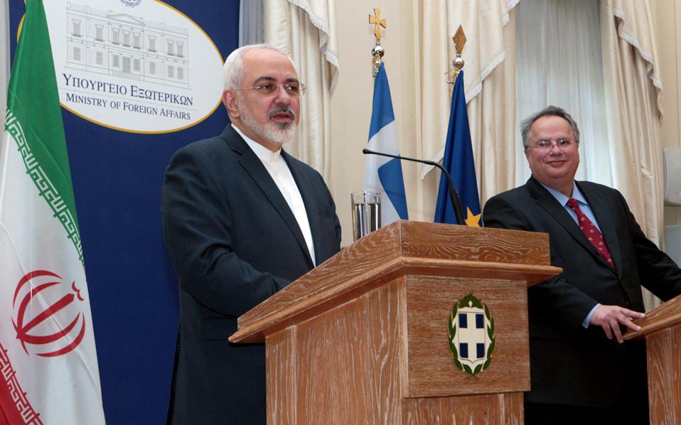 Η ενίσχυση της συνεργασίας Ελλάδας – Ιράν στη συνάντηση Κοτζιά-Ζαρίφ