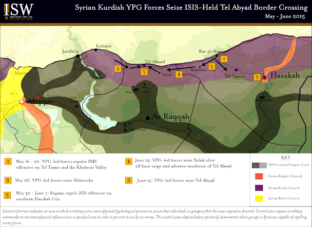 Institute for the Study of War: The YPG Campaign for Tel Abyad and Northern ar-Raqqa Province