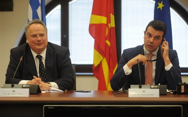 Συνάντηση Κοτζιά με πρωθυπουργό και πρόεδρο της ΠΓΔΜ
