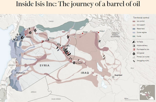 FT : Πώς το ISIS κάνει πόλεμο με πετροδολάρια