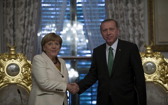 Επίσπευση των διαδικασιών ένταξης της Τουρκίας στην Ε.Ε. ζήτησε ο Ερντογάν από τη Μέρκελ