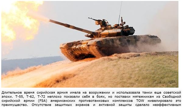 «Ικανοποιημένοι οι Σύροι από τα ρωσικά άρματα μάχης T-90»