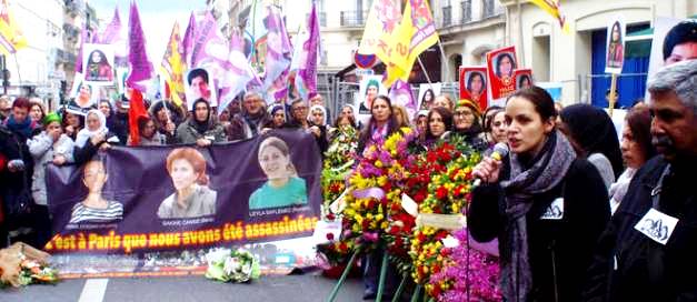 Ce 9 janvier oublié par Hollande : les trois Kurdes exécutées en 2013