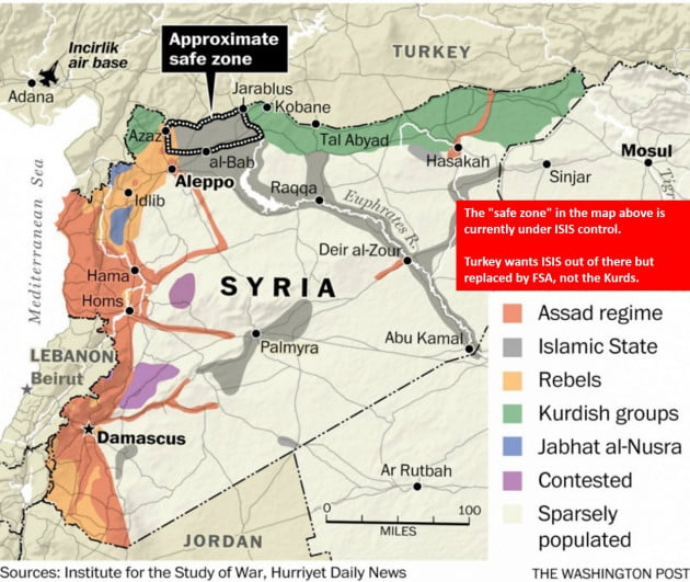 Τι θέλει να πετύχει η Τουρκία με την εισβολή στη Συρία- Ο χάρτης