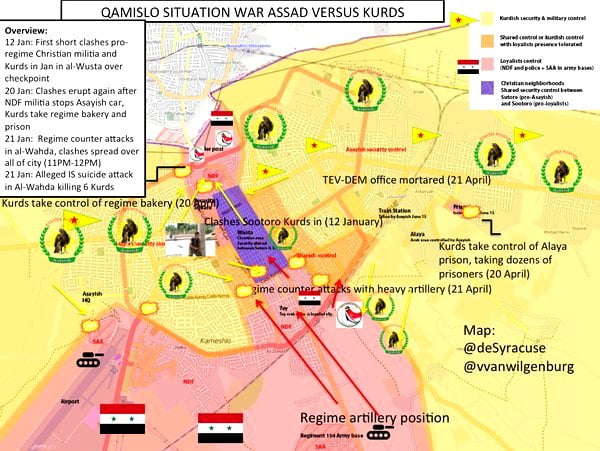 Άγριες μάχες Κούρδων (YPG) και Σύρων κυβερνητικών στην Καμισλί (βίντεο)