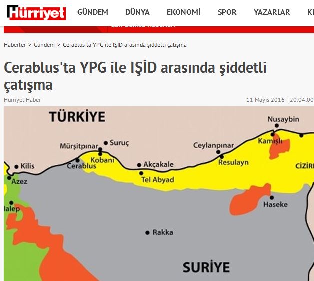 Σκληρές μάχες Κούρδων Συρίας και Τζιχαντιστών στην πόλη Γιαραμπλούς