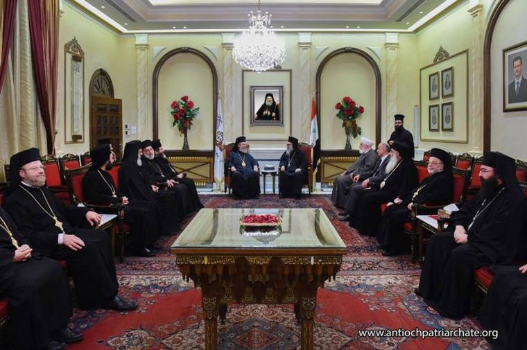 Επίσκεψη του Κύπριου Αρχιεπισκόπου Χρυσοστόμου στη Δαμασκό