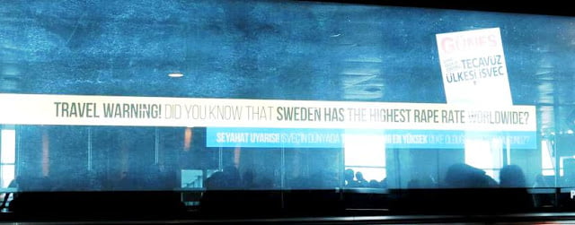 “Σουηδία χώρα του βιασμού”: Θρασύτατη τουρκική “ταξιδιωτική οδηγία” κατά Στοκχόλμης