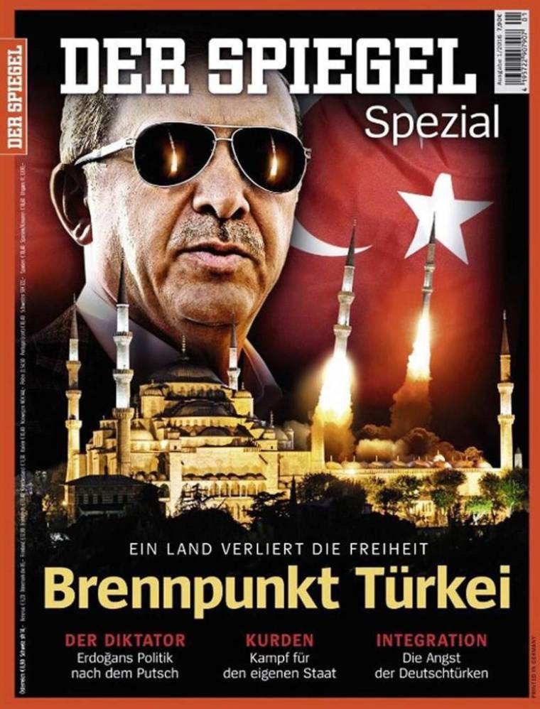 Το Der Spiegel παρουσιάζει τον Ερντογάν σαν δικτάτορα – Αντιδράσεις της Τουρκίας