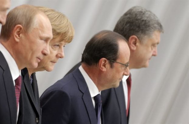 Τετραμερής Μέρκελ, Ολάντ, Πούτιν, Ποροσένκο για την ουκρανική κρίση – Συνάντηση στο Βερολίνο