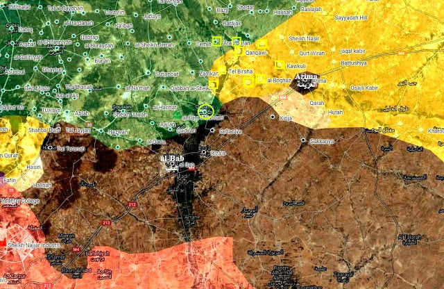 ΤΟΥΡΚΟΙ (ΤΕΔ + ΕΣΣ) vs ΚΟΥΡΔΟΙ (SDF/YPG) ανταγωνίζονται σκληρά γύρω από την Αλ Μπαμπ