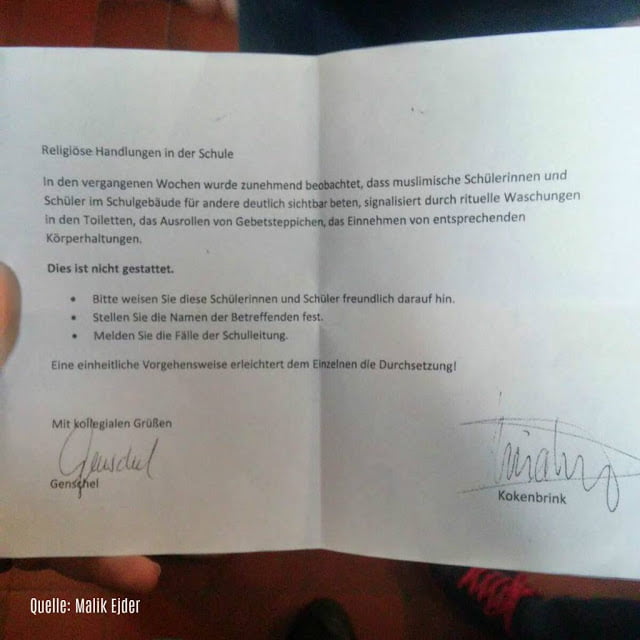 German school in Wuppertal bans Muslim children from ‘provocative’ prayer