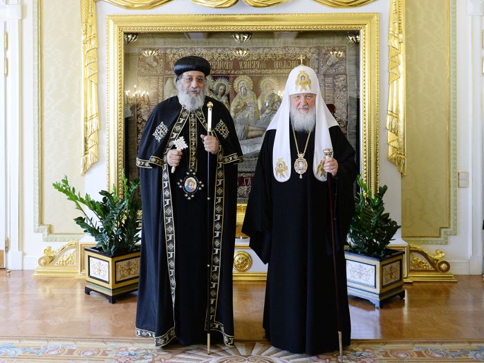 Η τρομοκρατία κυριάρχησε στη συνάντηση του Ρώσου με τον Κόπτη Πατριάρχη (ΦΩΤΟ)
