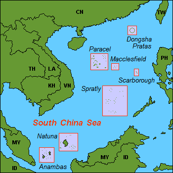 Η νότια Σινική θάλασσα δεν είναι κινεζική, δηλώνουν Αυστραλία, Ιαπωνία και ΗΠΑ