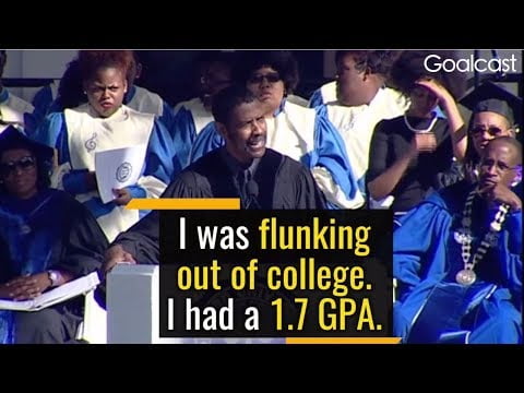 Denzel Washington Speech about Career Goals